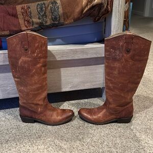 Frye Women's Brown Heeled Boots